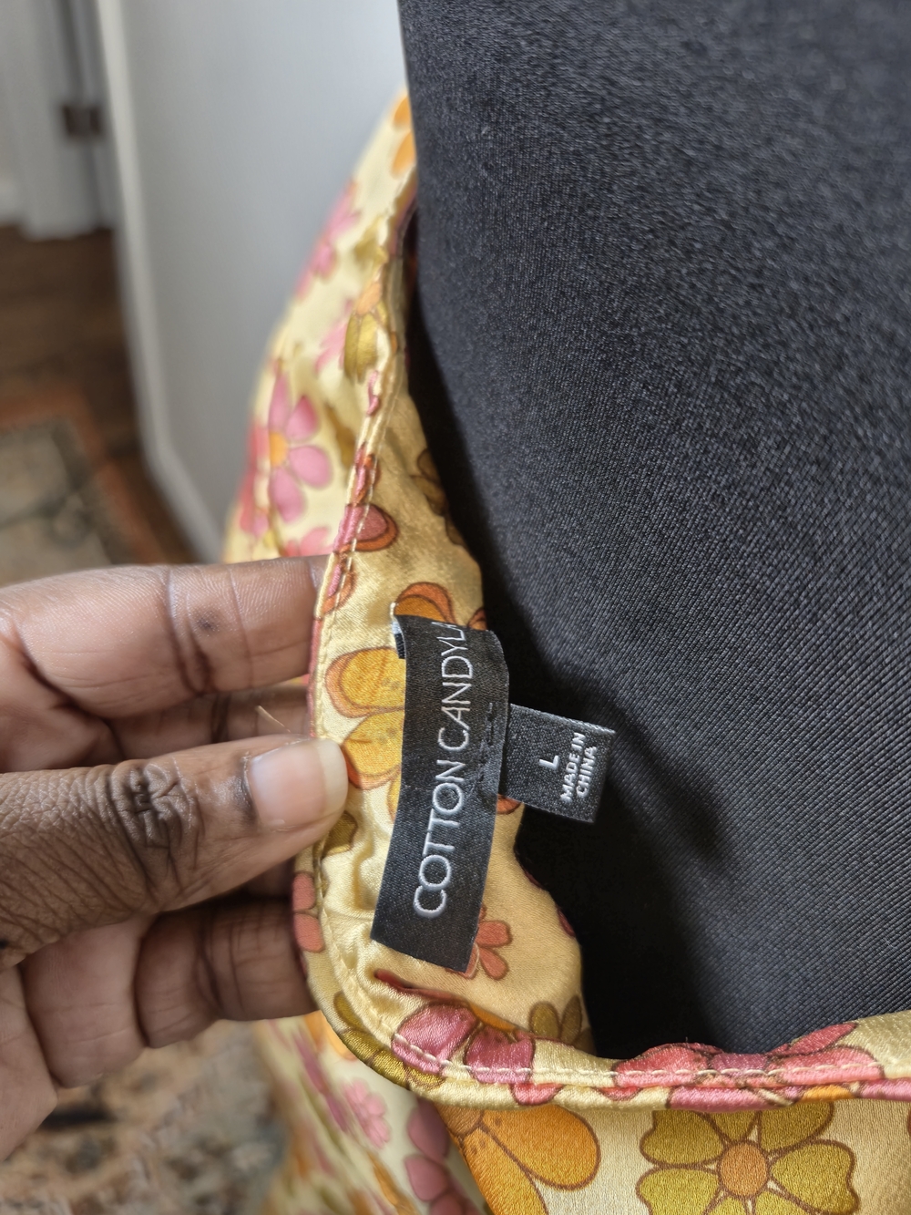 70s Floral Halter Maxi Dress - Boho Chic Summer Festival Gown - Picture 6 of 7